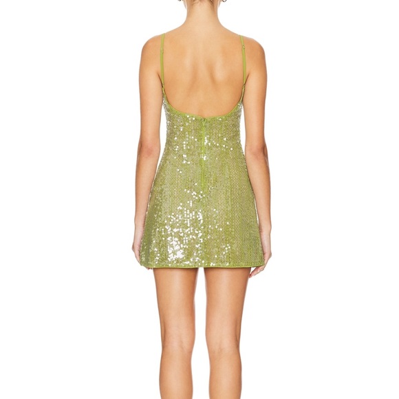 NWOT. Camila Coelho sequin mini dress. Never worn. Size S. - Picture 4 of 6